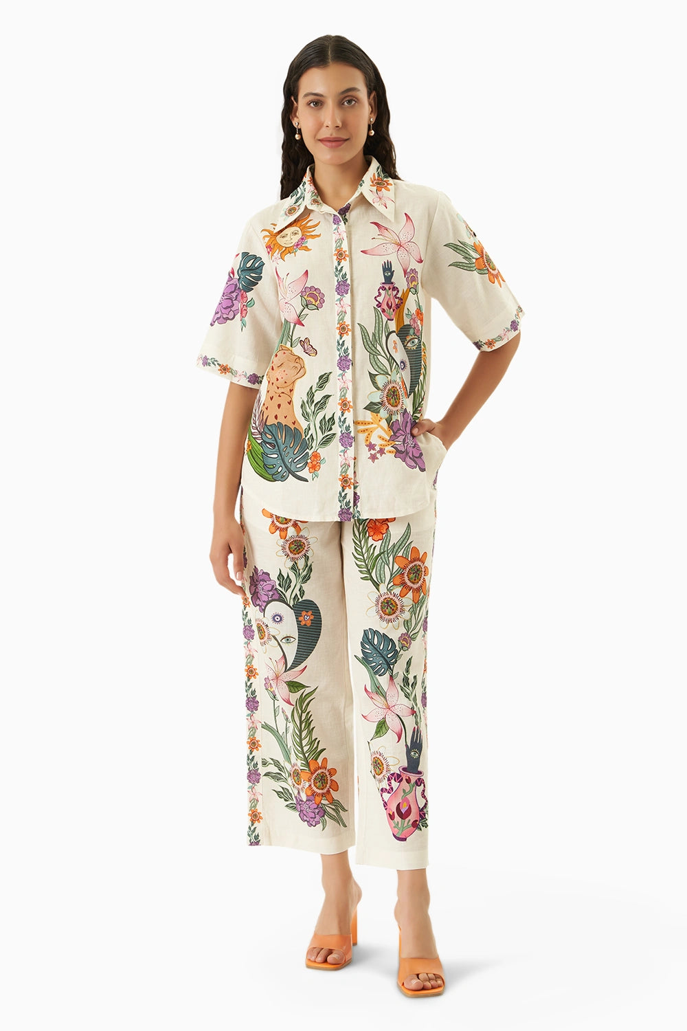 LYRA CO-ORD SET - ECRU