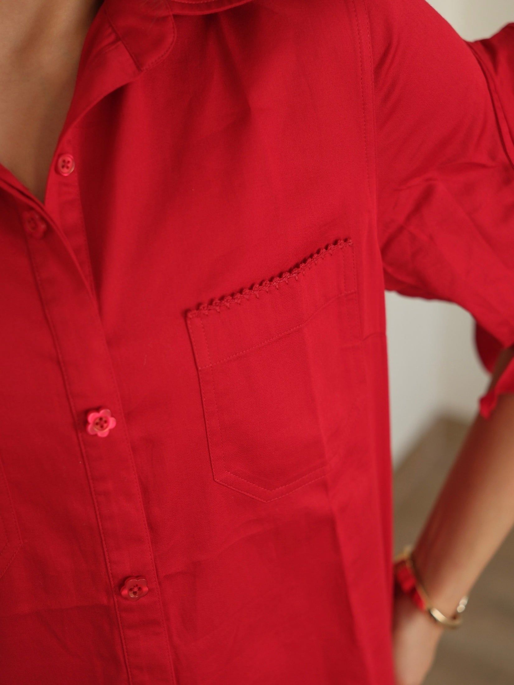 AMANDA SHIRT - RED