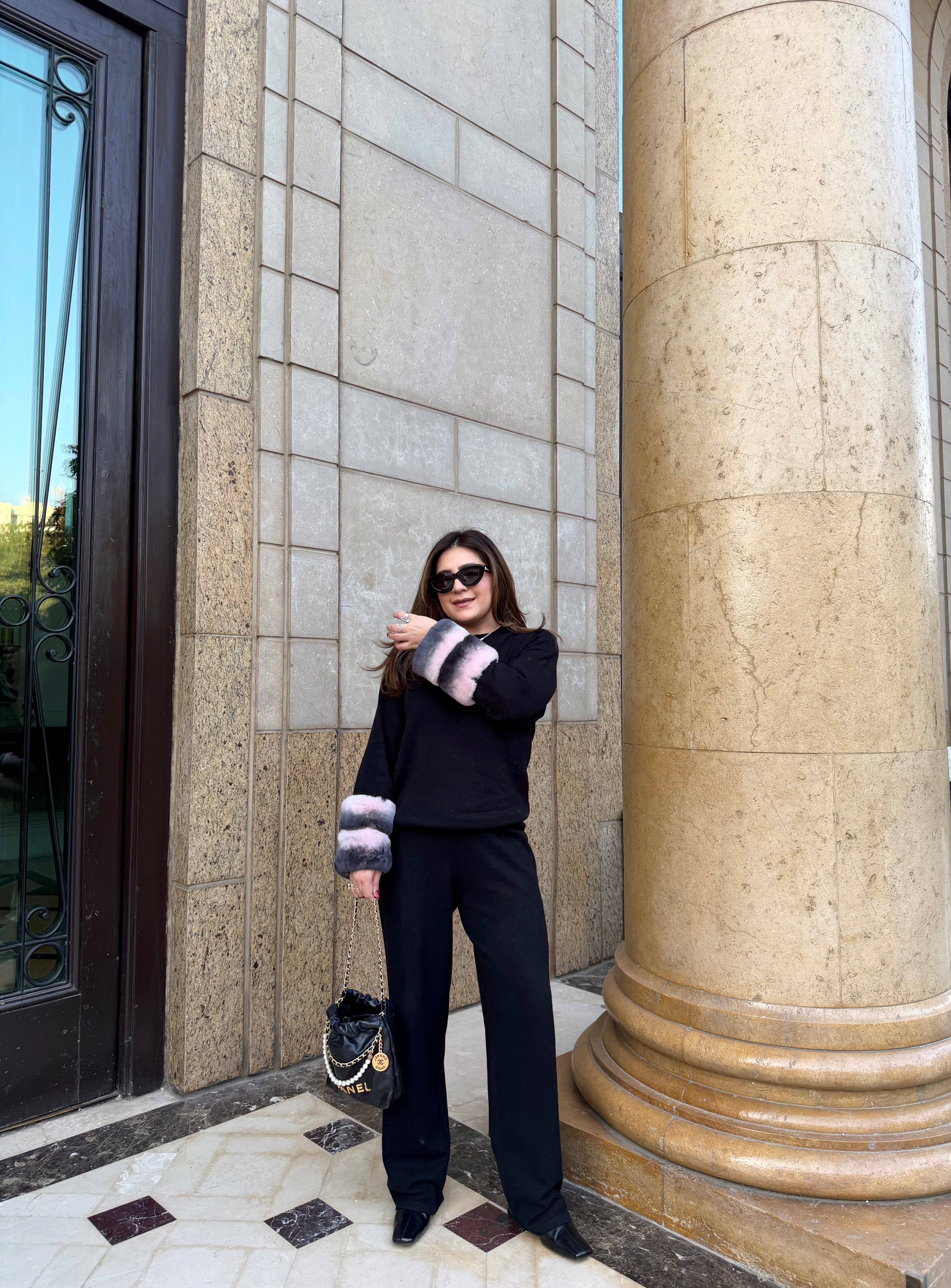 CHARLOTTE COORD SET - BLACK