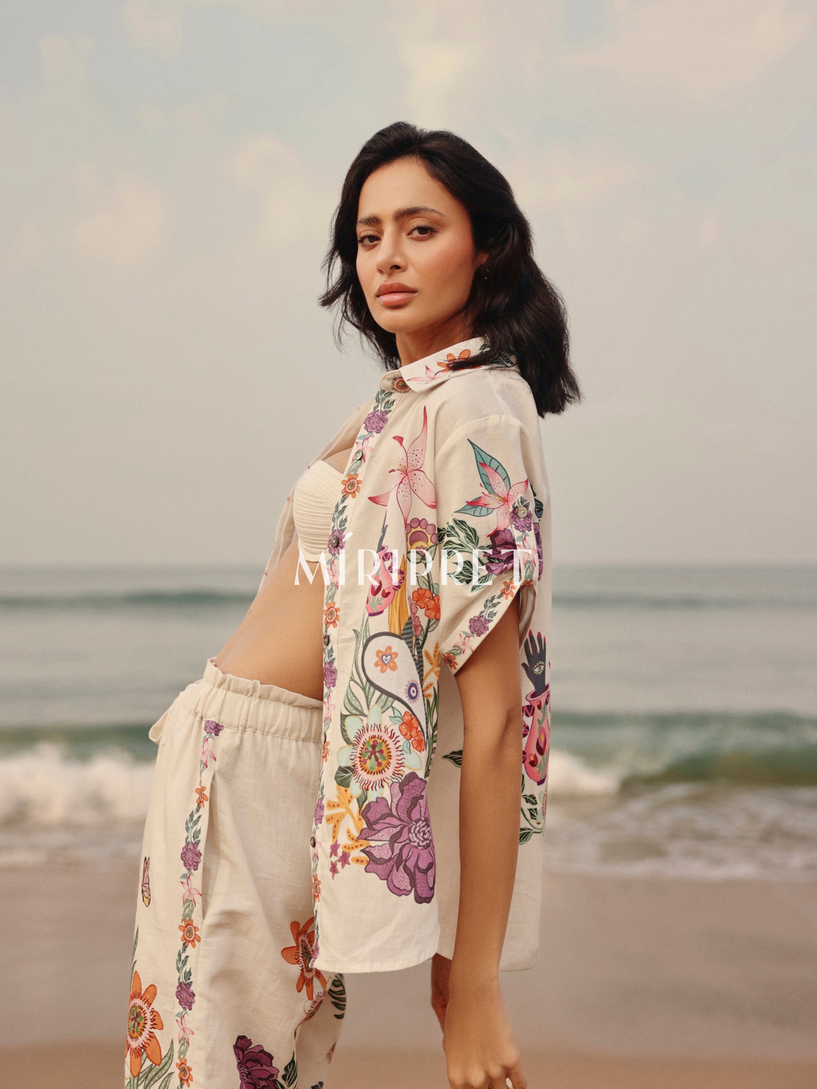 LYRA CO-ORD SET - ECRU