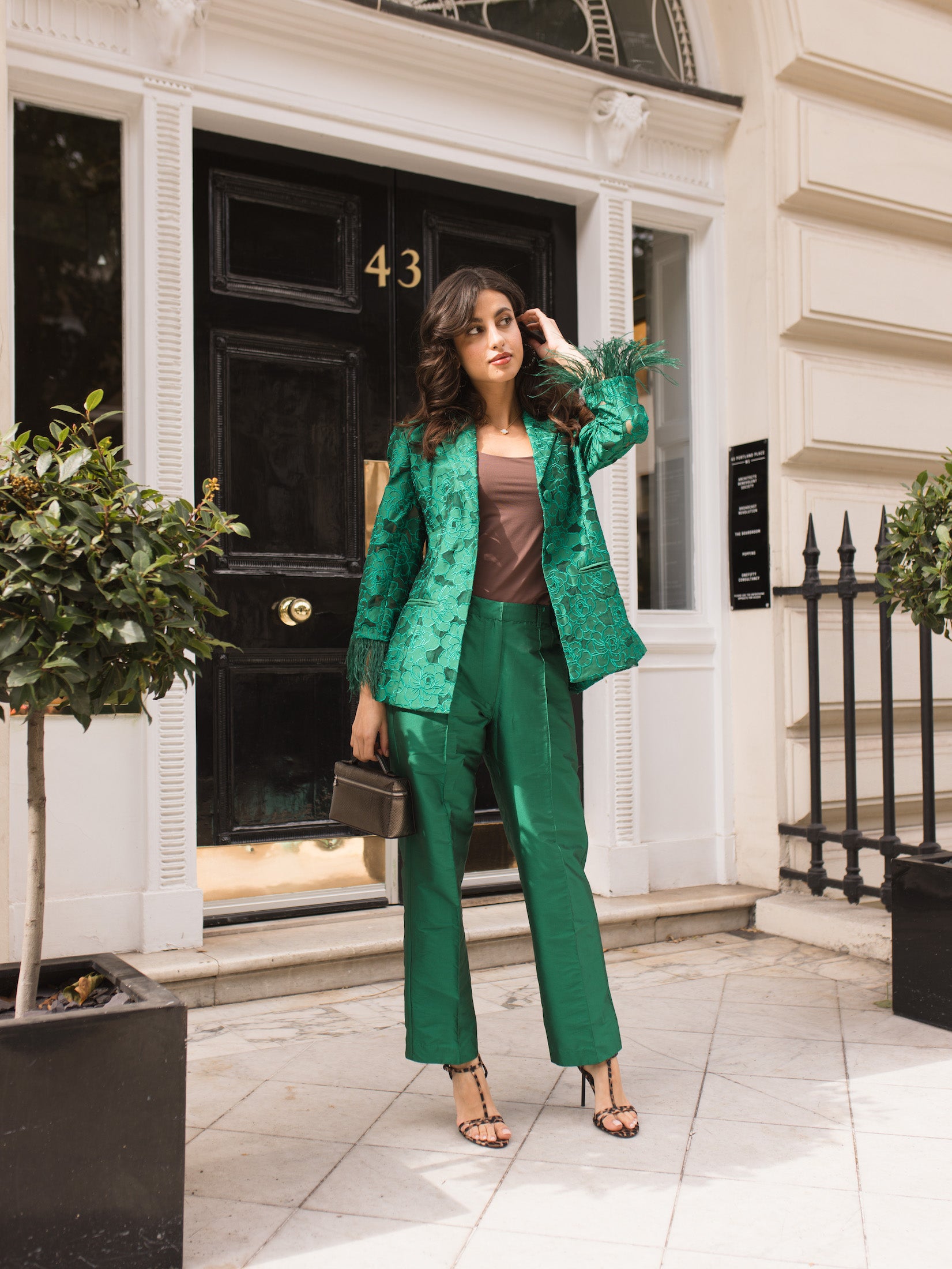 GIGI CO-ORD SET - EMERALD GREEN